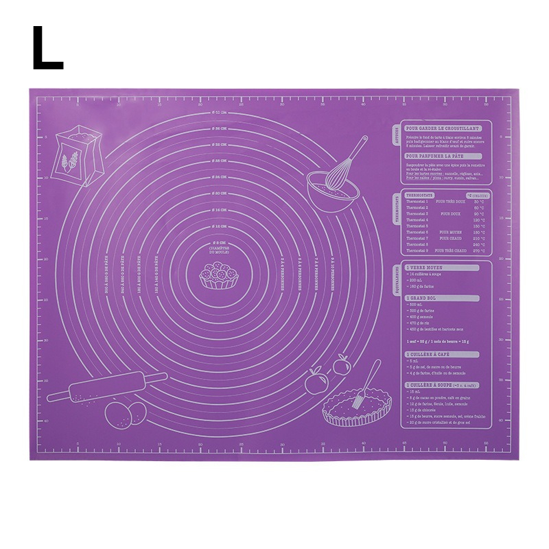 TEMU Tapis de pâtisserie antidérapant en , Tapis de cuisson extra large, Tapis de cuisson en pour plans de travail, Pétrissage, Abaisser, Revêtement