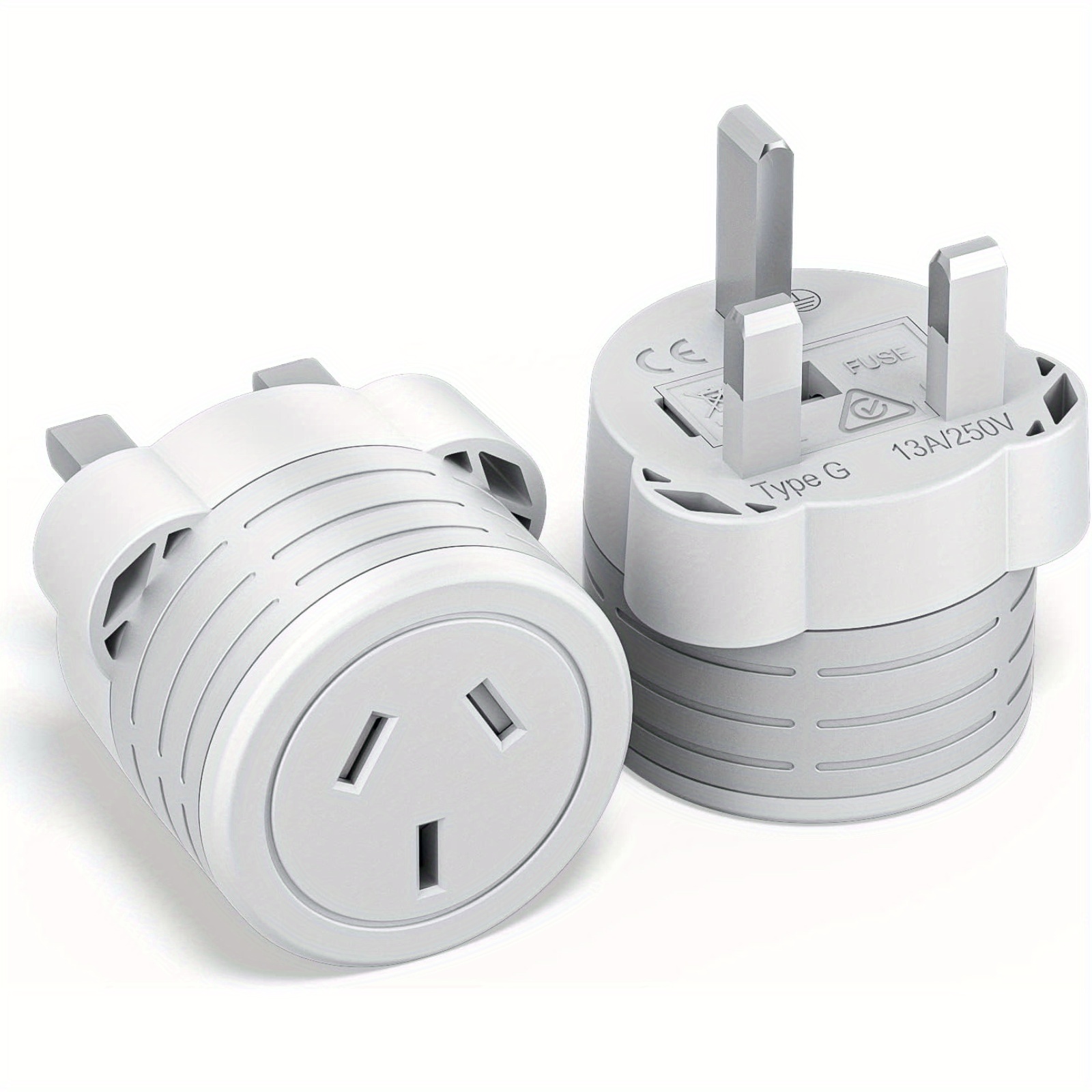 TEMU Uk Travel Adapter, Uk To Aus Universal Travel Plug, Au To Power Adapter, Uk To Australia Adapter, Uk Plug For England, Malaysia, Indonesia,