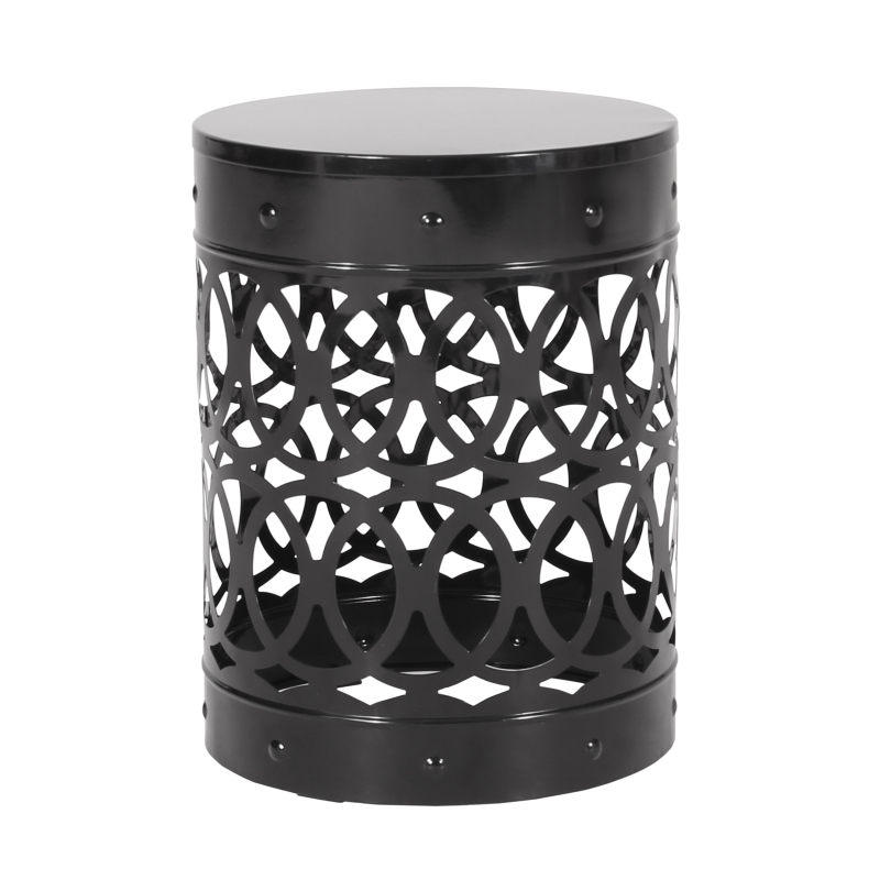 Outdoor Metal End Table - Large