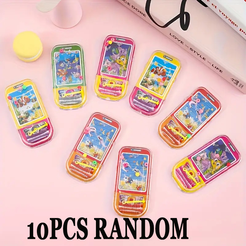 TEMU 10pcs Jouets Flipper Créatifs de Téléphone Portable, Motif Dessin , Cadeaux de Fête pour Enfants, Jouets pour Garçons, Jouets pour Filles,