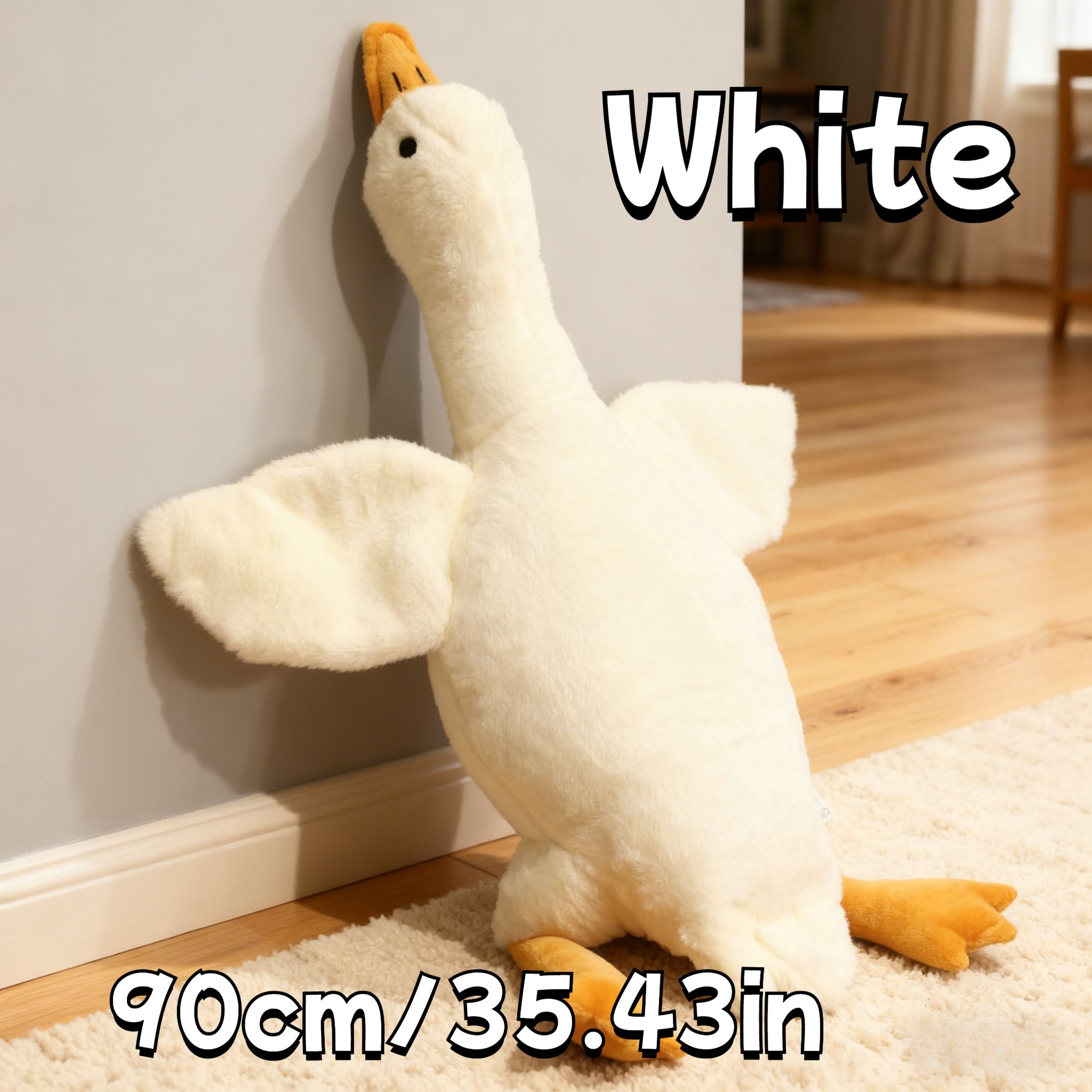 90cm/35.43in - para peluche de mascota de    , juguete de   para perros,   para mascotas  , medianas y pequeñas, regalos de vacaciones para mascotas, juguetes para perros y peluches para perros, ojos bordados y diseño sin cremallera, la versión de   colores   colores aleatorios