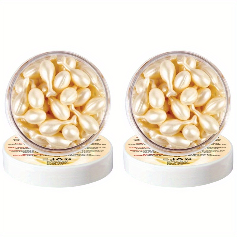 Image of Fduay - 160 Capsules Facial Firming , Hyaluronic Acid, Squalane, Fullerene, Collagen, Fullerene, Moisturizing, Suitable For Dry Light Beige Skin, Light Formula, Easy To