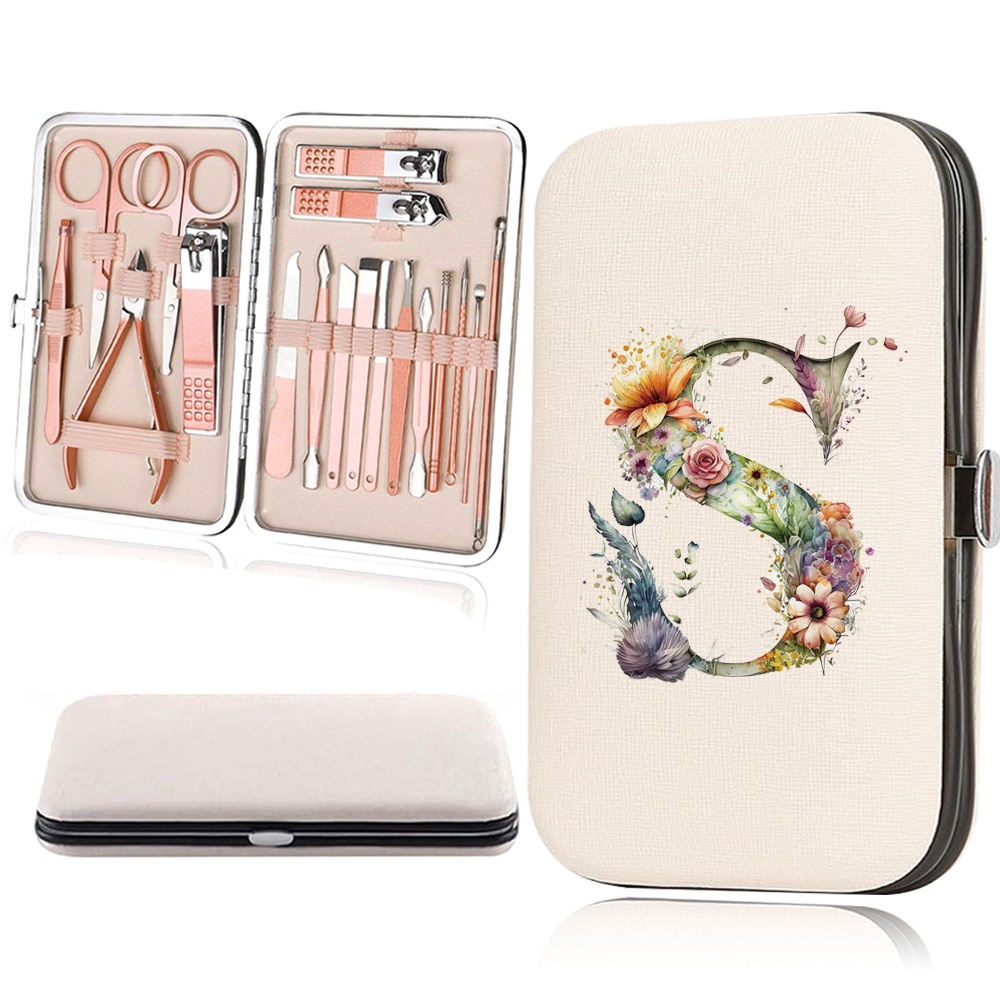 18pcs Essential Travel Nail Clipper Set with Organizer Case