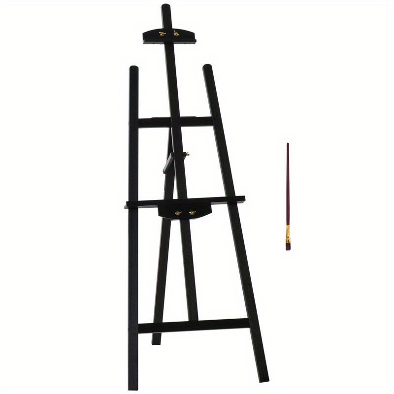 easel sit and stand easel foldable studio easel 90° adjustable with holder for art painting and outdoor advertising pine   51.5 x 71.5 x 134.5cm, easel stand for painting adjustable, outdoor signage stand,   equipment,  , versatile easel, durable wood,   easel, adjustable stool, professional artists, sign makers 0