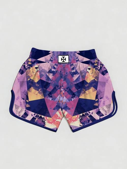 3 Print Muay Thai Fitness Shorts Lightweight Breathable Boxing Pants
