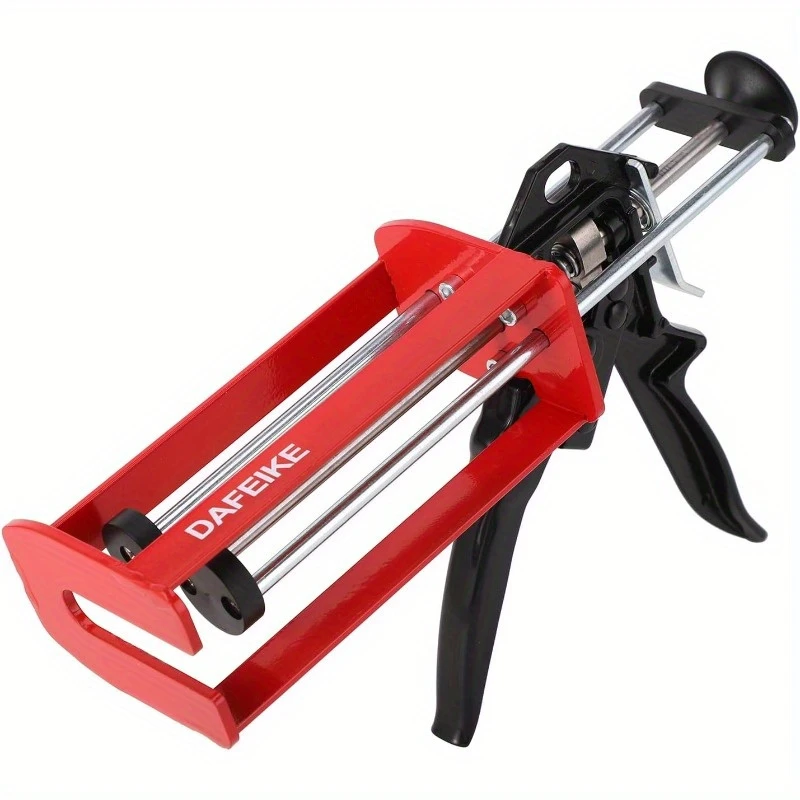epoxy gun dual component caulking gun manual double cartridge caulk gun panel applicator for 200ml 6 75fl oz mix ratio 1 1 and 2 1 e g 08115 08116 red details 0