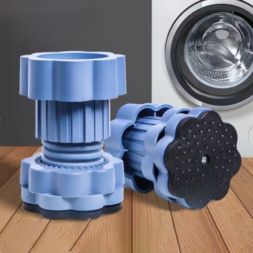 4 Anti-Vibrations-Pads Aus EVA – Für Waschmaschine & Kühlschrank, Schwarz, Je 70 Mm, Kratzschützend
