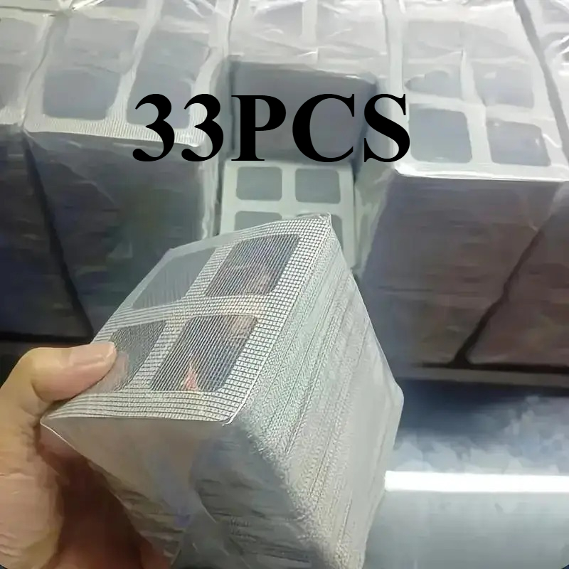 TEMU 33pcs Floor Drain Filter Stickers, Self-adhesive And Convenient, Universal Filter Stickers For Shower Rooms, Washbasins, Vegetable Sinks,