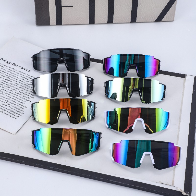 TEMU 8 Pairs - Day And Night Windproof Sun, Ins Wind Colorful Glasses Outdoor Glasses, Suitable For Men And Women