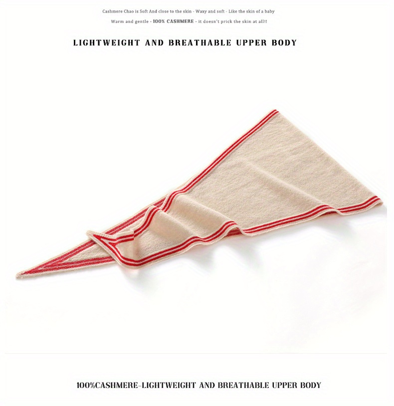 Ultra-Soft Cashmere Scarf: A Two-In-One Versatile Triangular Shawl And Neck Gaiter for Warmth And Comfort