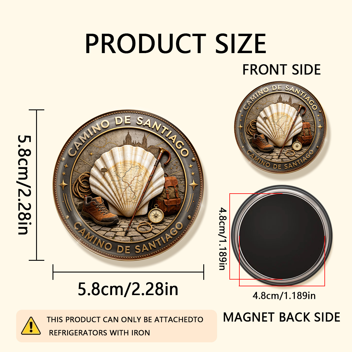 TEMU 1 pz Magnete da frigo e resistente 2D piatto DE DE , per attaccare foto, cartoline, ecc. al frigo, come decorazione per , 2D piatto