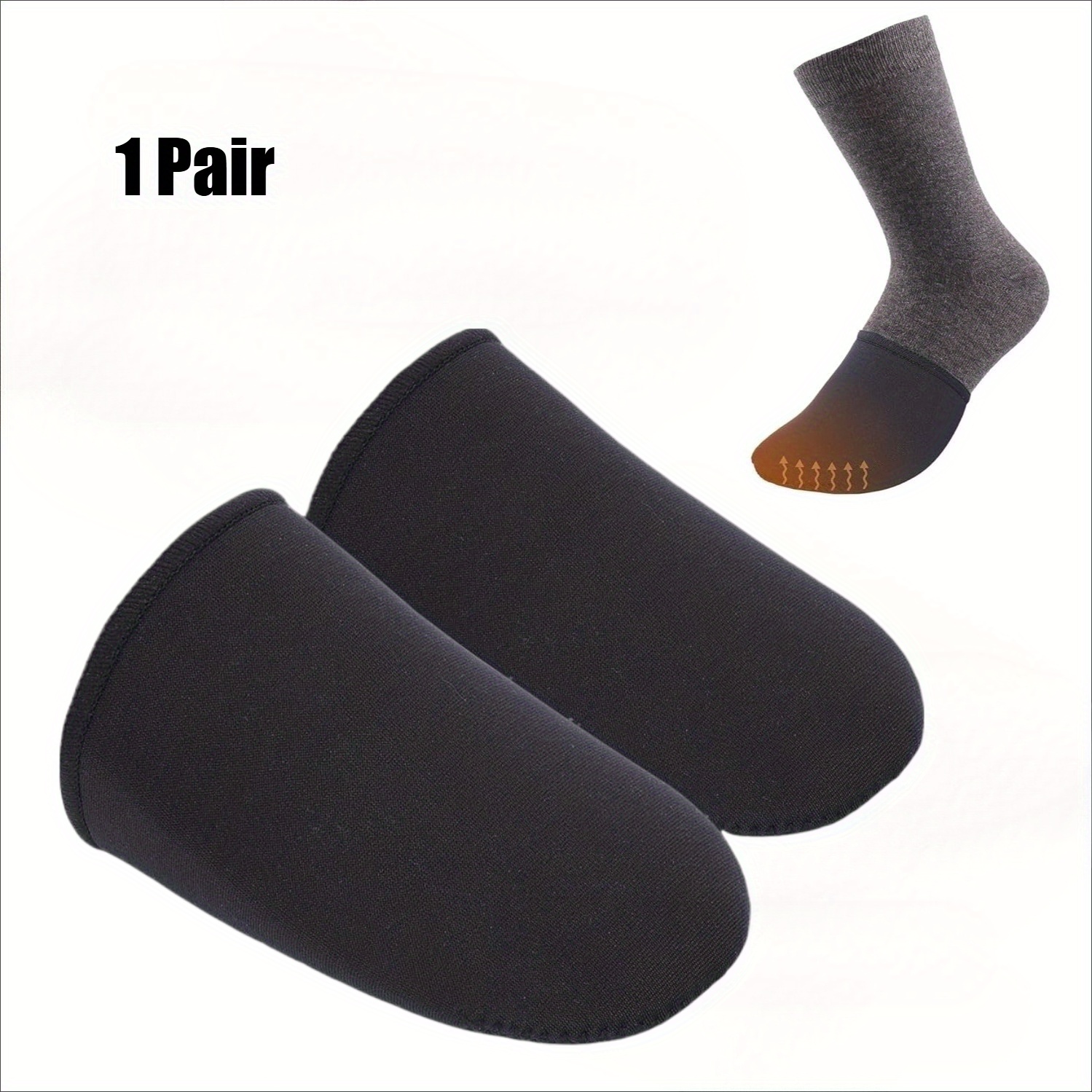 Image of Toe Warmers- Neoprene Toe Warmers- Neoprene Toe Covers For Winter Sports, Cycling, Hiking, Camping