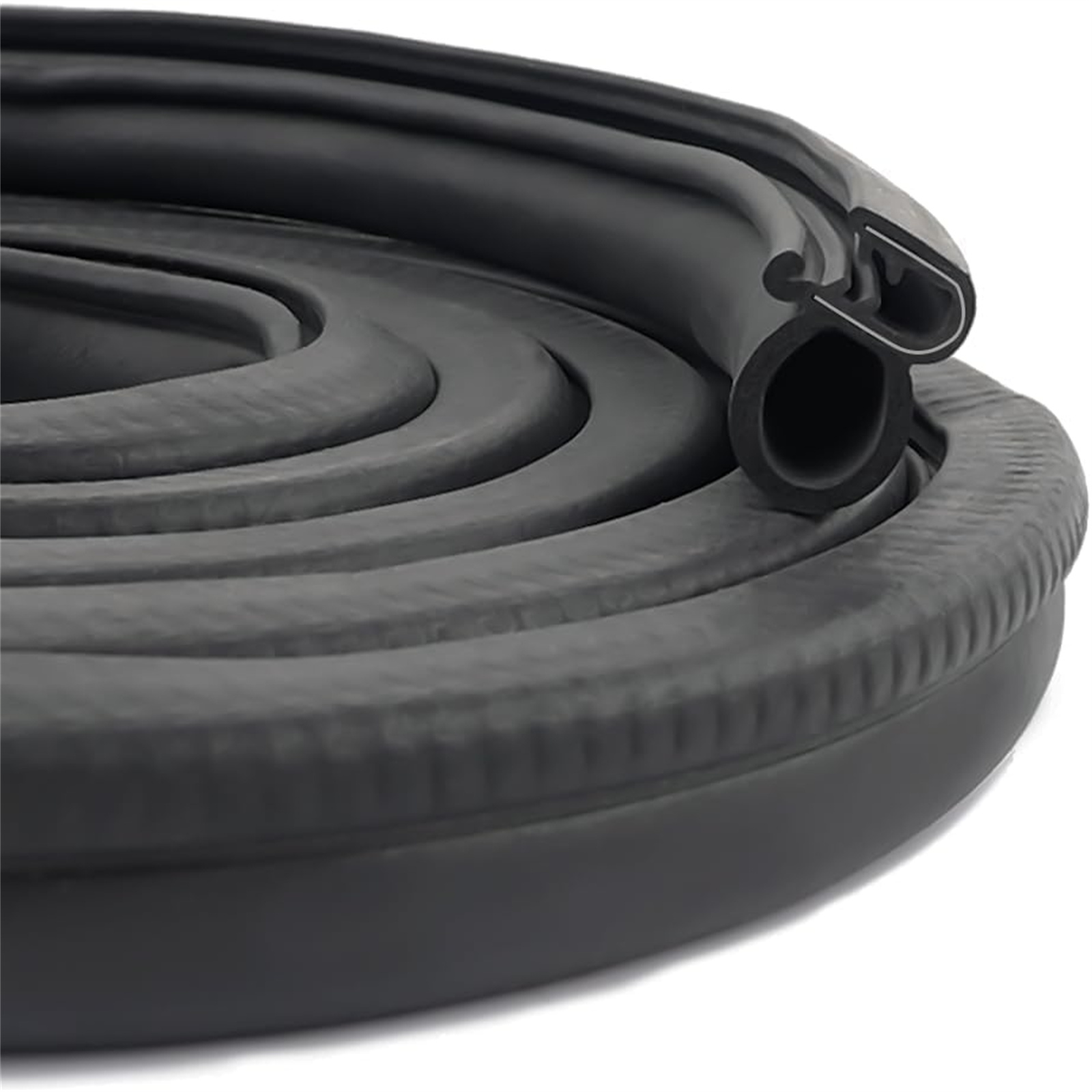 TEMU 10m Rubber Edge Trim - Door Rubber Seal Strip With Side Bulb For Seamless Decoration And Sealing, Ideal For Rvs, Buses, Boats, Motorhomes, Truck