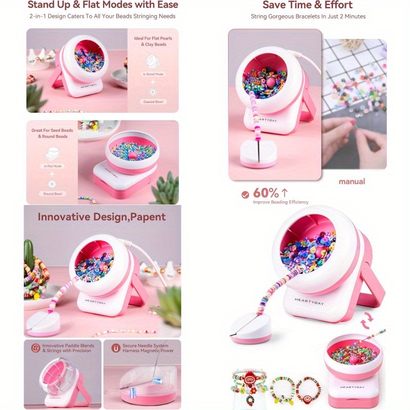 Bead Spinner Pp Opount Gemstone Jewellery Making Set Braclet Maker