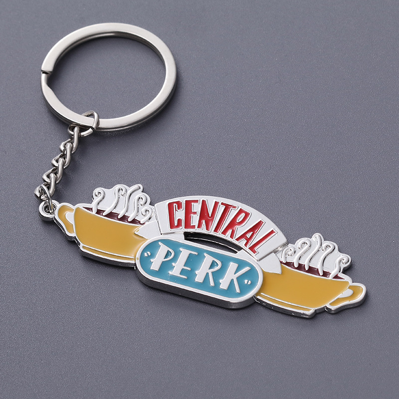 TEMU 1 pz Portachiavi Ciondolo Replica "Friends" FRIENDS " le Serie TV ", , Gancio ad Anello , per Zaini, Borse e come Regalo da per Appassionati di
