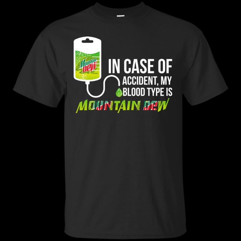 

Accident My Is Dew 100% Printed T-