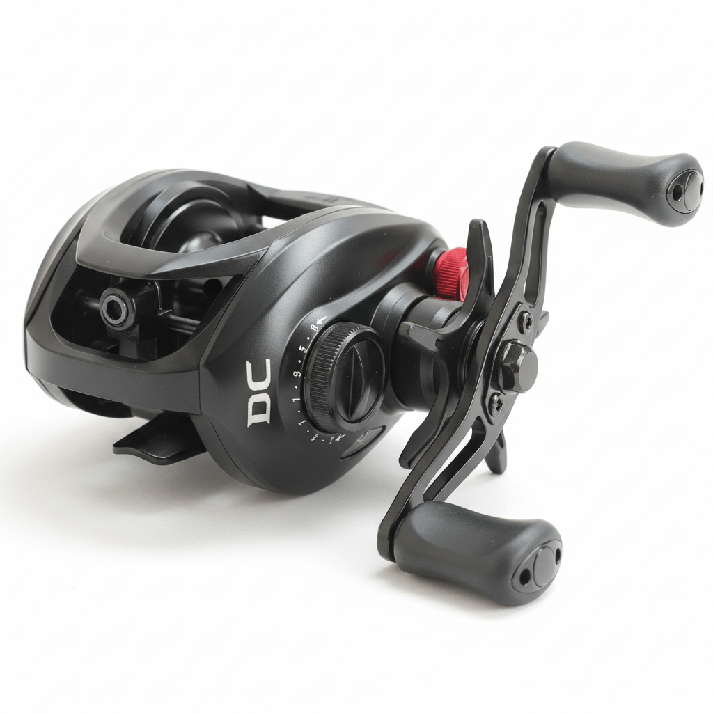Image of Hot! Professional Baitcasting Reel With 8-level Magnetic , Smooth Anti-backlash Long Cast Fishing Reel, Lightweight Low Profile Baitcaster, Fishing Tackle For , Great Value Gear For All .