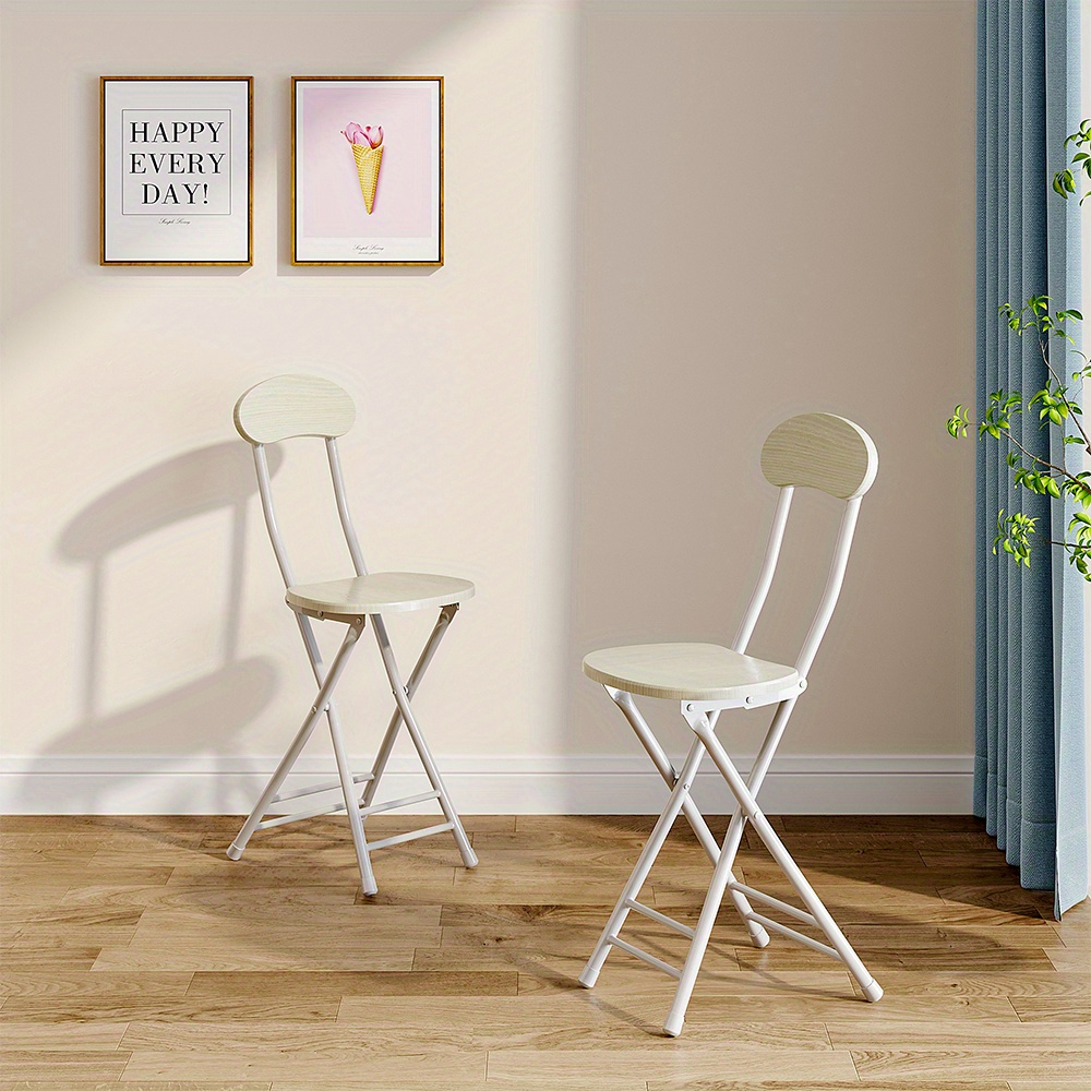 TEMU -leg Dining Chairs Foldable Portable Chairs Indoor And Outdoor Furniture Chairs Outdoor Garden Chairs Bar Kitchen Chairs Set Two/four Chairs