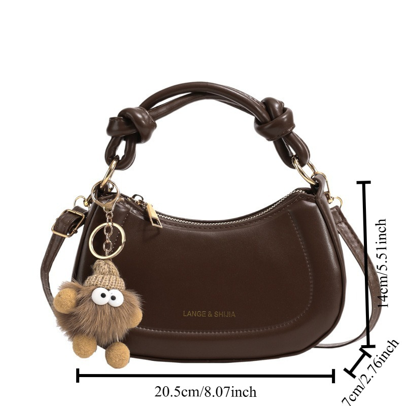 Bolsa Feminina de Mão Multifuncional Casual de Nicho de Alta Gama 7