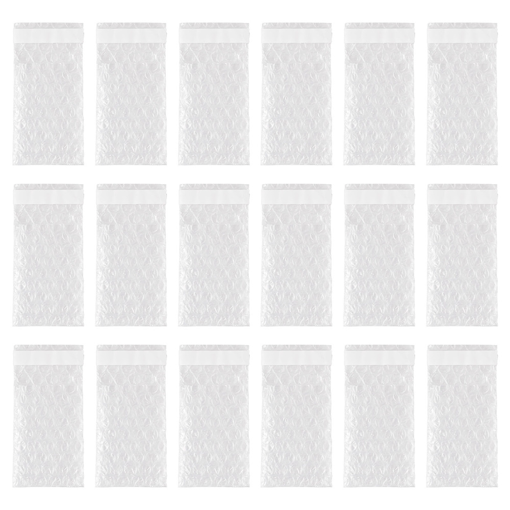 TEMU 20pcs Pe Film , Self Adhesive Bubble Mailers, Necklace Earrings Rings Bracelet Jewelry Packaging Bag, Delivery Protective Bag For Jewelry Making