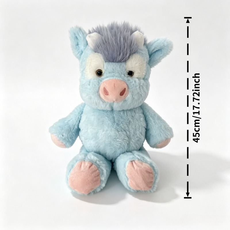 Cute Running Cow Plush Doll, Soft Adorable Design