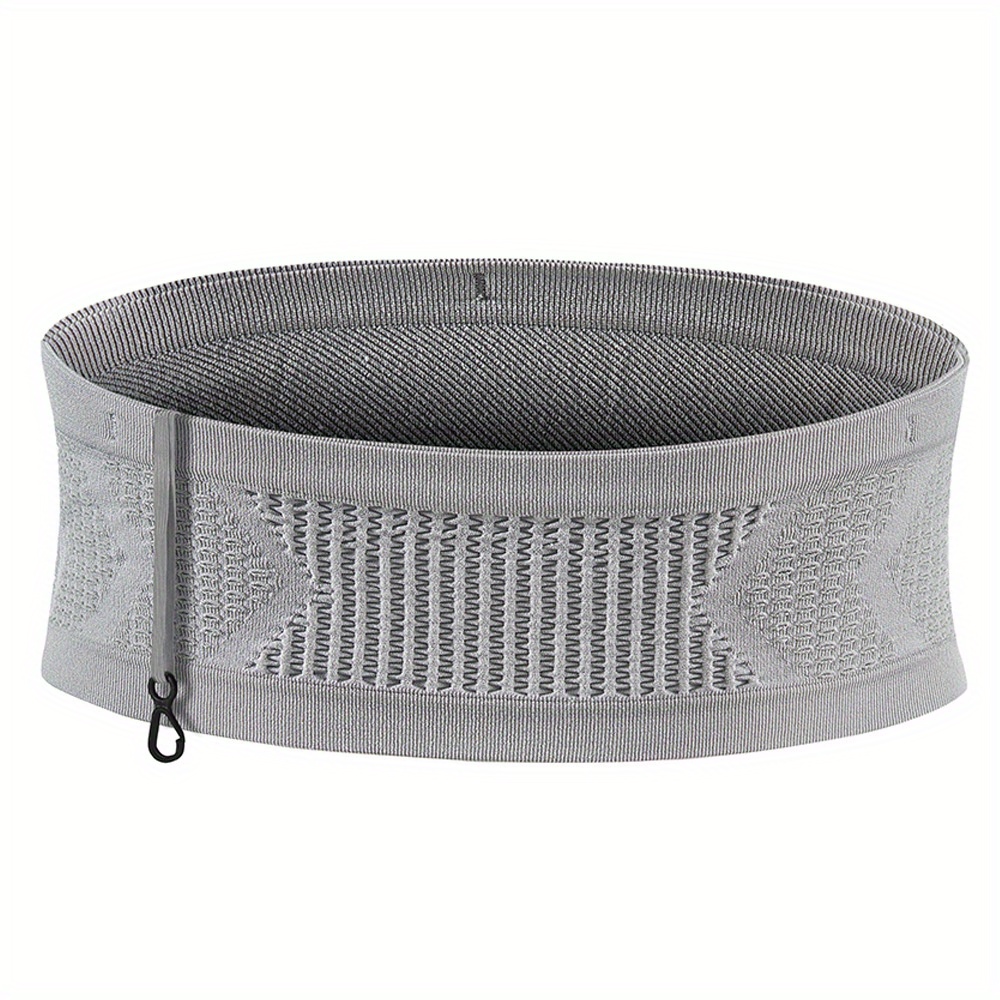 seamless knit outdoor waist belt breathable sports waist Temu