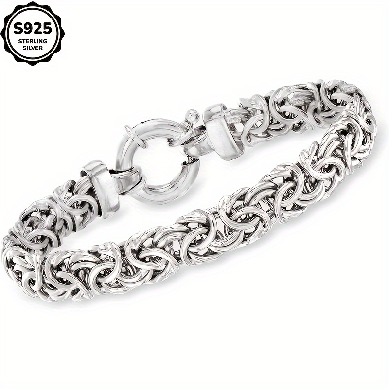 sterling silver bracelets sold on Temu United States