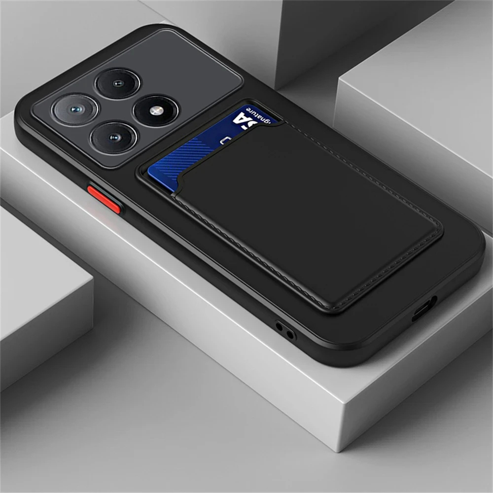TEMU para Teléfono - Estuche con Ranura para Tarjetas para Xiaomi 14T/14T Pro para Redmi Note 14 5G 14 Pro+ 5G /14C/14S, Billetera Antigolpes de TPU