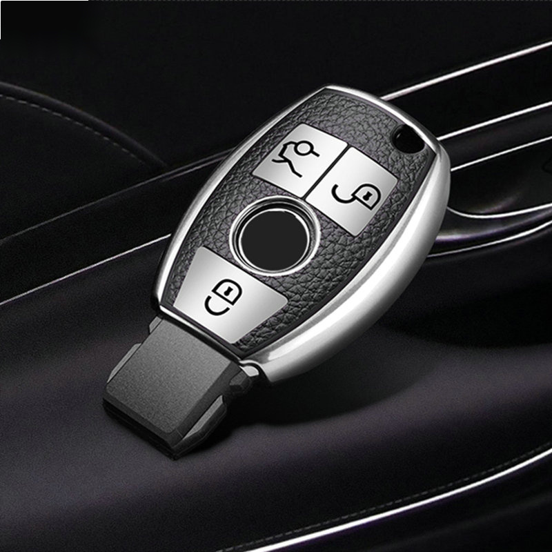E-shop Schlüssel-Etui -Hülle passend für Mercedes-Benz E W204 W205 W212 W213 W176 GLC CLA AMG W177