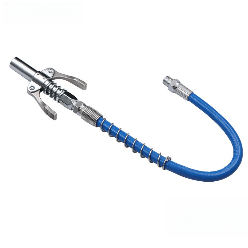 TEMU Stainless Steel Lubrication Oil Gun Adapter Kit, Featuring A High-pressure Nozzle And Connector, Compatible With 1/8 Inch Npt Lubrication Guns,