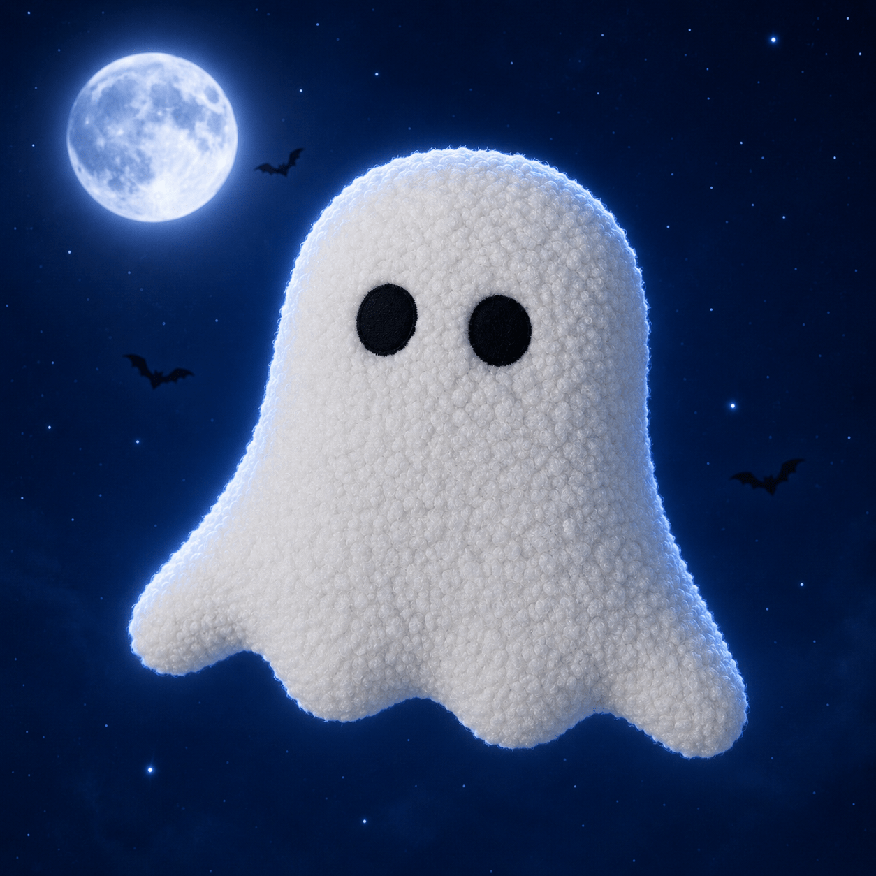 White Ghost Lamb Plush Toy, Creative Halloween Doll