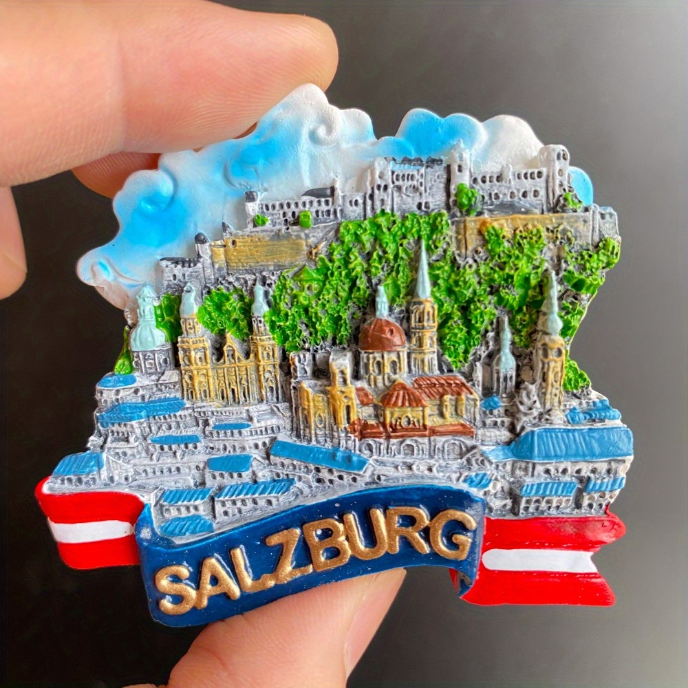 1pc-3d Resin Magnetic Refrigerator Magnet - Beautiful , Affordable Cute Fridge Magnet Perfect For Cabinets & Office, Ideal Gift For