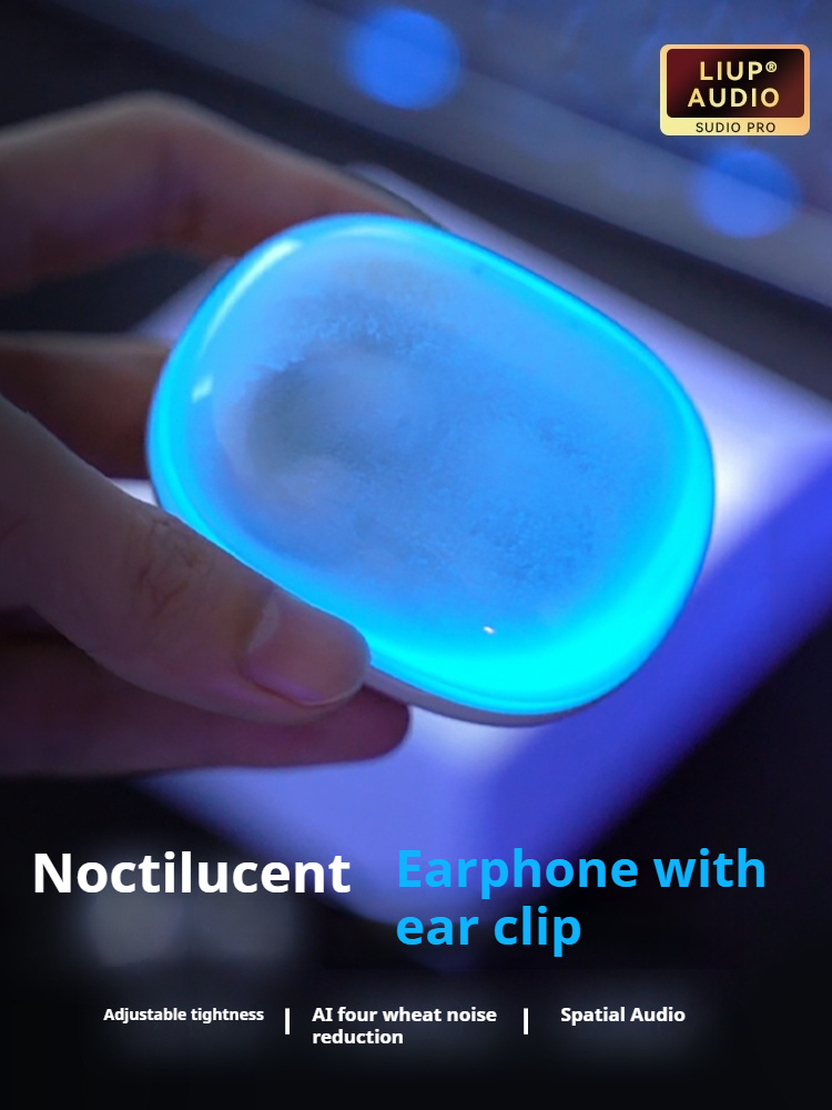 wireless clip on open ear headphones with smart noise cancelling   sand sports earphones usb charging for running workout Product details 1