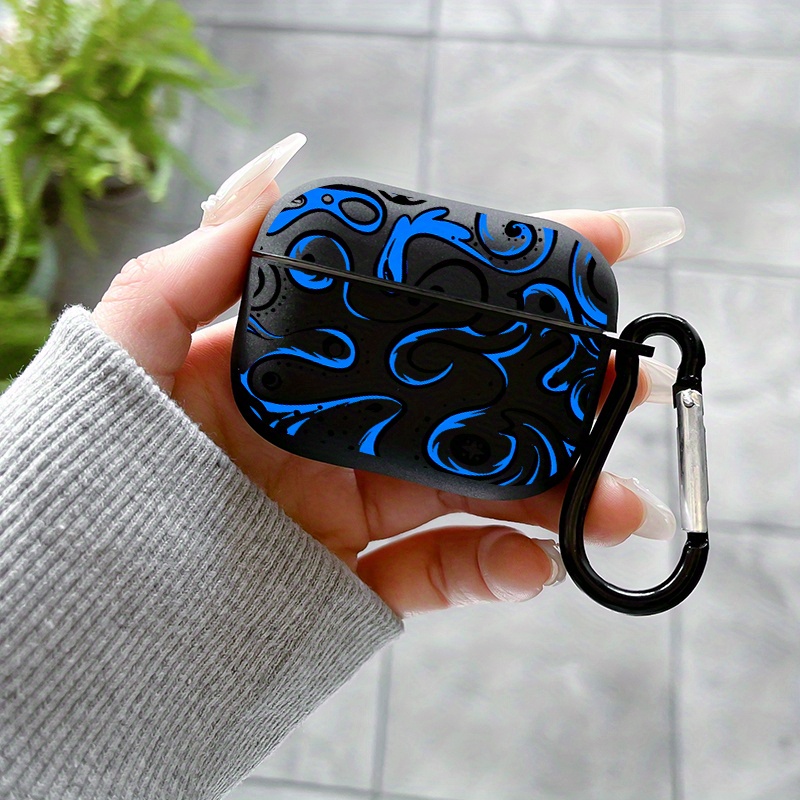TEMU Estuche para AirPods Pro con Diseño de Ballena Azul y a , y Antigolpes para Apple AirPods 1/2, AirPods 3, AirPods Pro (2ª Gen) DJ1 Regalos ,