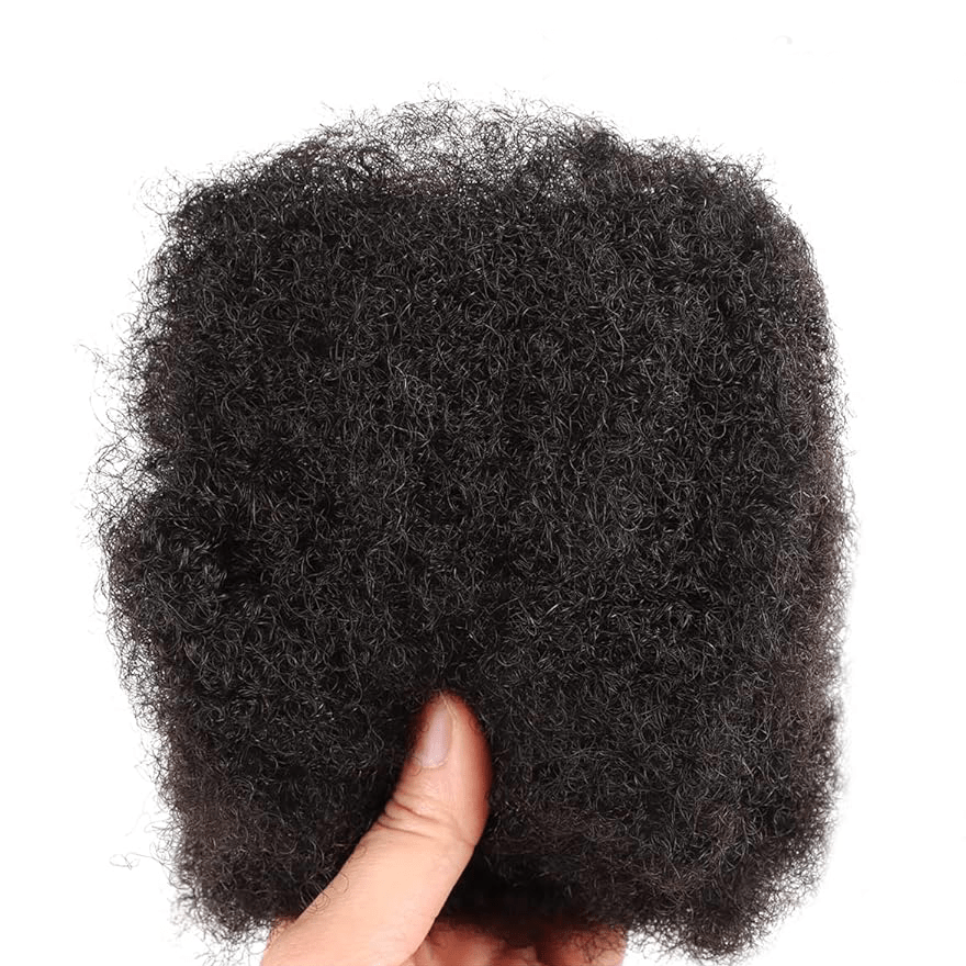TEMU Cheveux Humains Africains Froissés en Vrac 30G/Paquet - Cheveux Humains Africains Froissés en Vrac pour Mini Twists, Extensions de Dreadlocks,