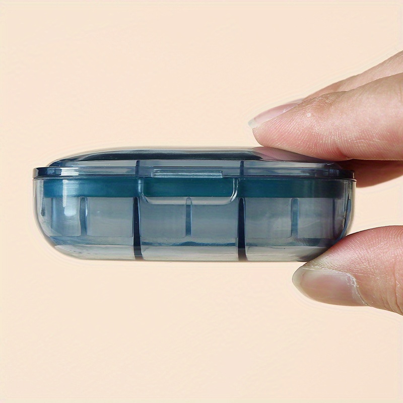 2pcs Portable Mini Pillboxes, Weekly Carry-On Pill Case