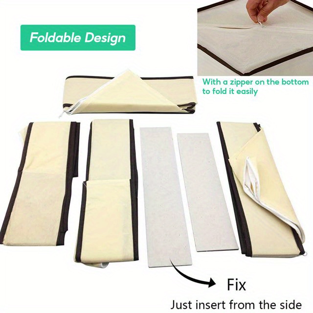 Органайзер для носков с 24 отделениями, складывающийся, из мягкого холста, для хранения в шкафу, детали для любителей спорта 7