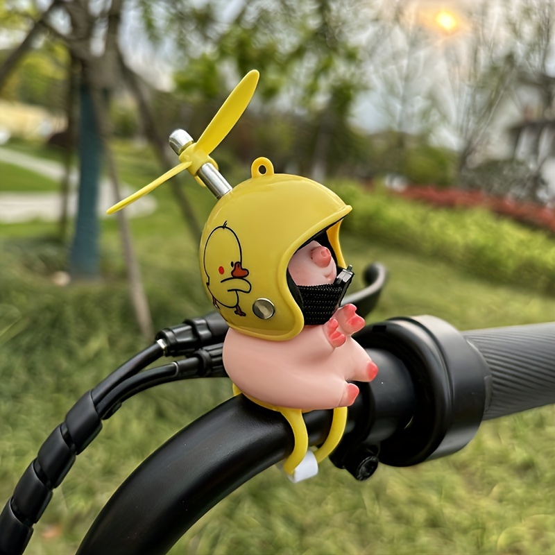 Pig And Motorcycle Decor - Suitable For Mountain Bike Handlebar Hanging, , Top Birthday