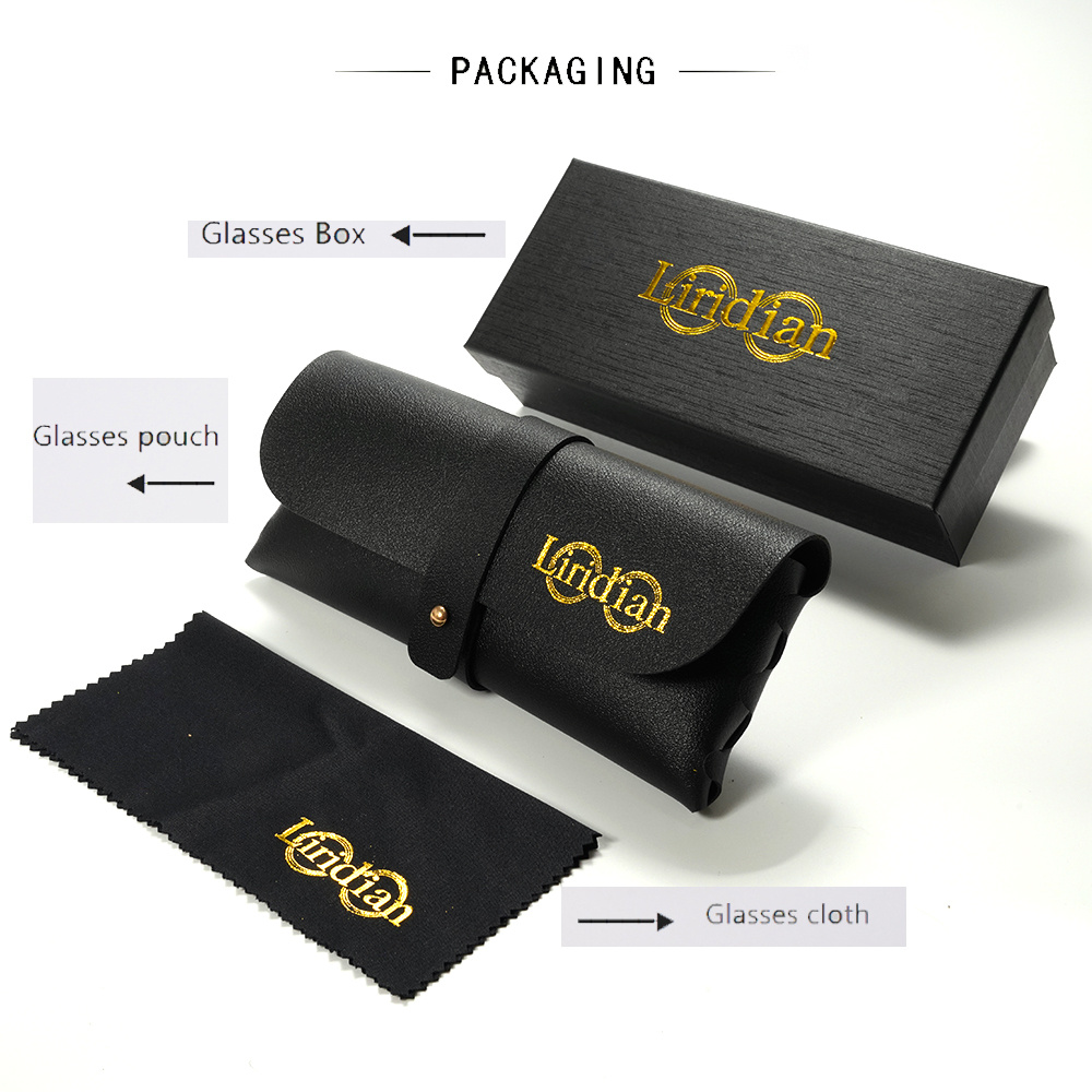 Liridian Brand Premium Frameless Glasses with Case