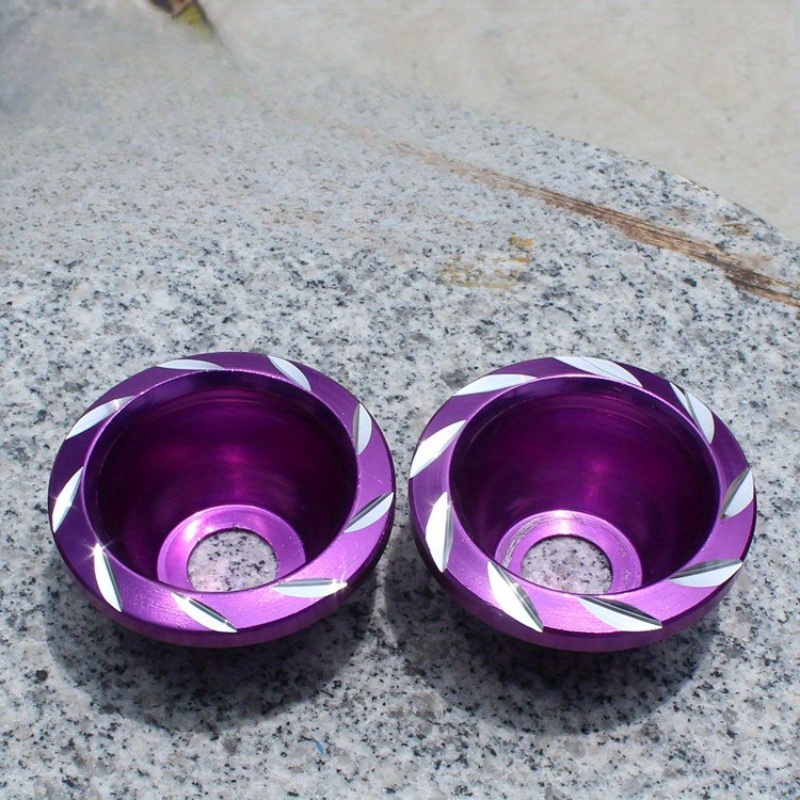 TEMU 2pcs Aluminum Alloy Front Fork Cups, Frames, Sliders, Motorcycle Wheels, Anti-drop Scooters, Mopeds Accessoriess