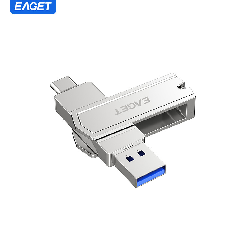 TEMU Clés USB C EAGET, Clé U en métal OTG, Clé USB à double port USB C et USB A, Clé USB haute vitesse 32GB/64GB/128GB/1TB USB3.2 Typc-C