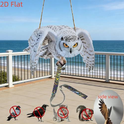 2d flat bird repellent reflective strips suitable for pigeons outdoor decoration multicolor durable alarm system crow spooker for balcony fence 2d flat