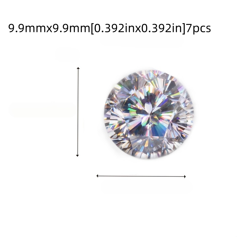 TEMU 7 piezas de diamantes simulados transparentes de gran tamaño, ideales para: arreglos de jarrones, , suministros para , decoración de , de mesa