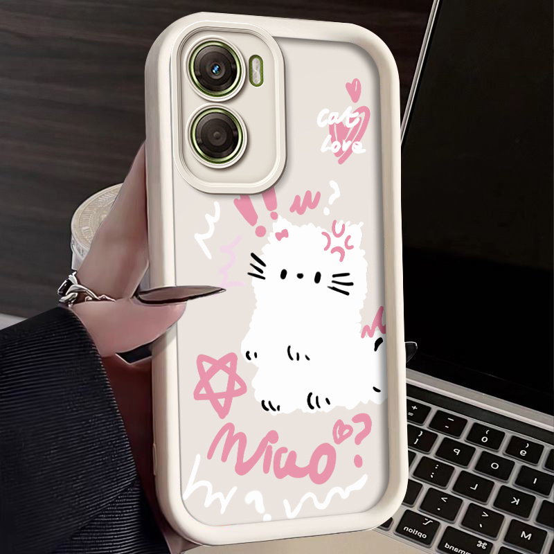 TEMU Phone Case - Cat Phone Case Suitable For Motorola For Moto G06 Case Fall Protective Shockproof Soft Back Cover Casing