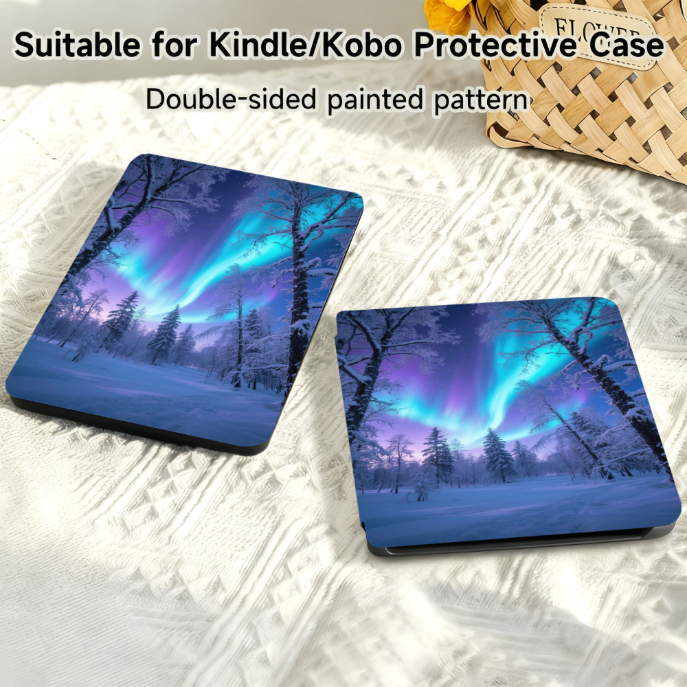 TEMU For //tolino Case Northern Lights Forest Winter Sky For New 11th 2019, For 11th Generation Case For 11th(2022/2024), 6-inch, 7-inch Paperwhite