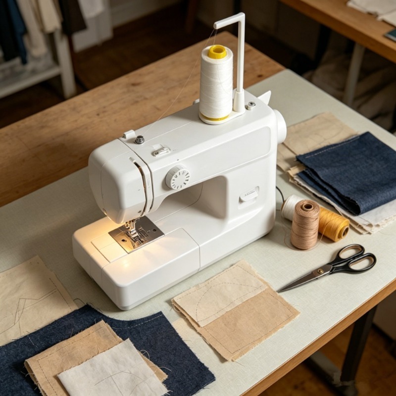 Vertical Bobbin Stand For Sewing Machine, Featuring Smooth Guide Structure Design To Prevent Cable . This Large-capacity Bobbin Stand Is Compatible With Most Home Sewing Machines And Overlock Machines
