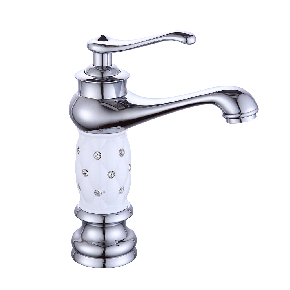 Handle Faucet, Sink Faucet, Vintage Low Flow Faucet, Bath Mixer Faucet, Stylish Hot And Cold Water Faucet, Guest Bathroom Basin Faucet
