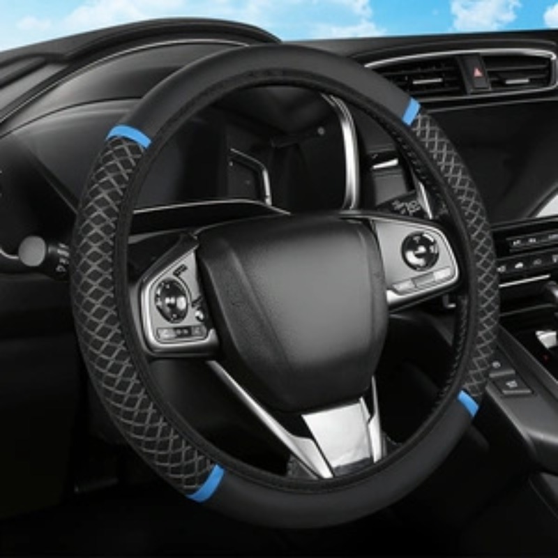 Car Steering Wheel Cover Universal For Non-slip Summer Sweat-absorbent Suitable For Models Comfortable Classic Easy Style