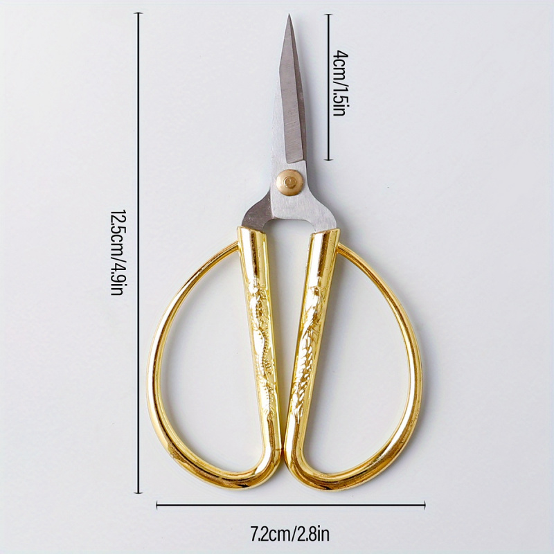 E-shop 1 Stück (6,22 Zoll/12,5 cm) Vintage Edelstahl Schneiderschere Stoff Nadel Faden Schneidemesser Langlebig Hochwertiger Stahl Vintage Schere
