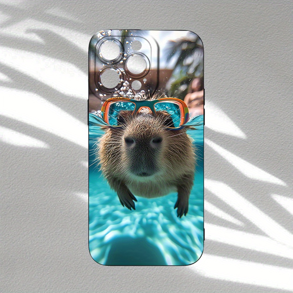 TEMU Phone Case - A Solid Color Printed Phone Case Featuring Angel Eyes, Designed For Shockproof Protection. This Mobile Accessory Is Compatible With